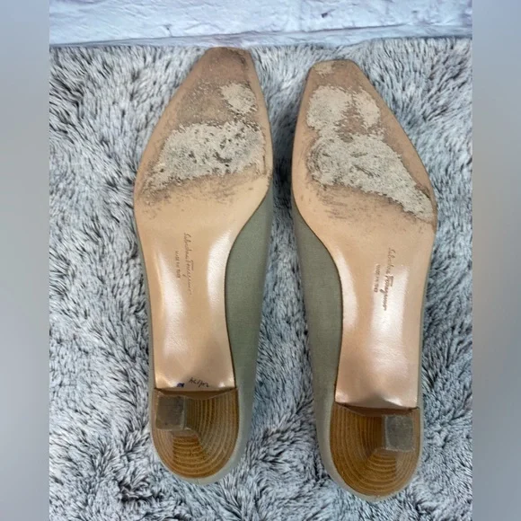 Salvatore Ferragamo Summer Pumps Size 9 - Picture 6 of 7